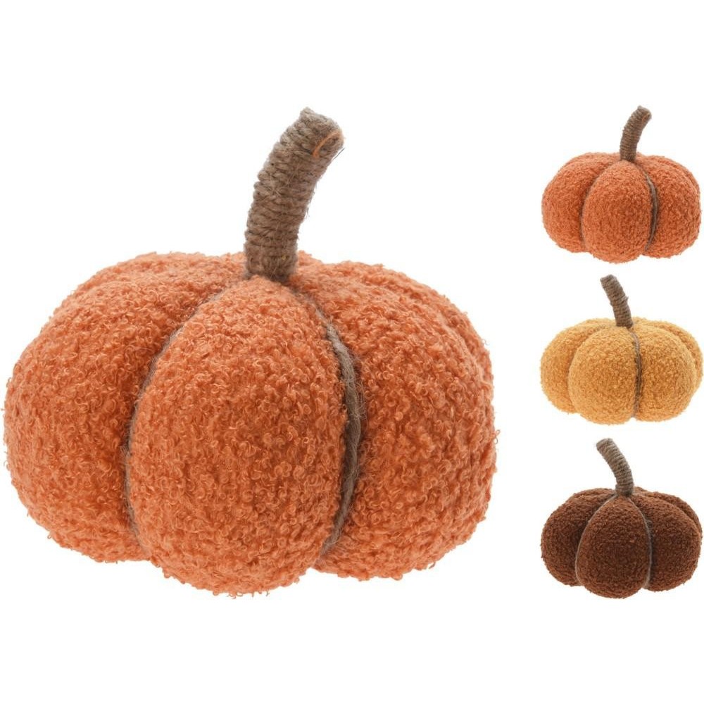 ZUCCA DECO PL 17CM 3 ASSORTITI